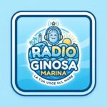 Radio Ginosa Marina, adesivo e logo ufficiale azzurro demo